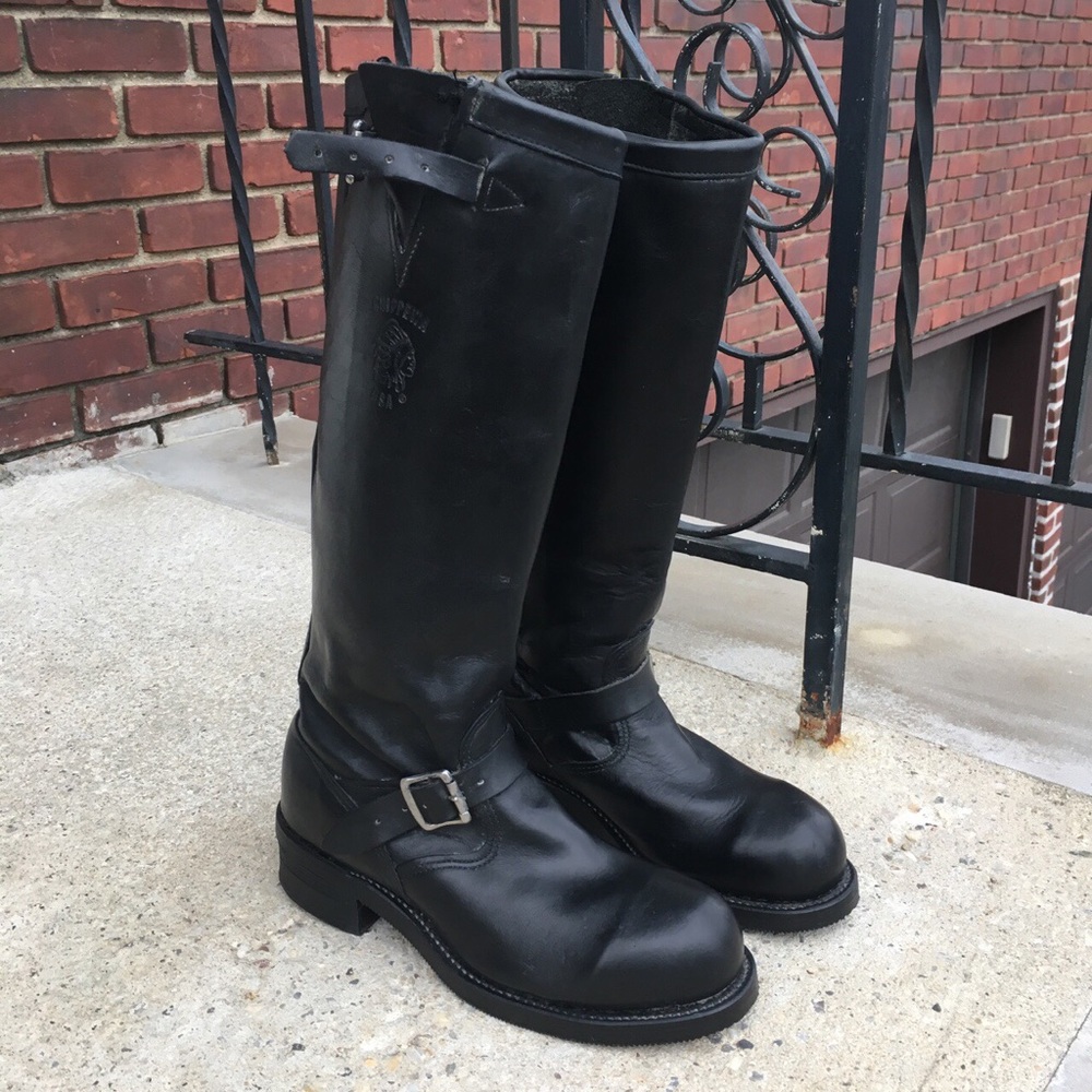 Chippewa boots.